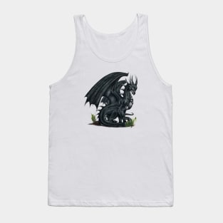 Majestic Black Dragon Tank Top